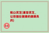 瓶口灵芝(重塑灵芝_让你强壮健康的健康良药)