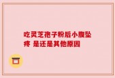 吃灵芝孢子粉后小腹坠疼 是还是其他原因