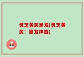 灵芝黄芪黑发(灵芝黄芪：黑发神器)