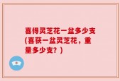 喜得灵芝花一盆多少支(喜获一盆灵芝花，重量多少支？)