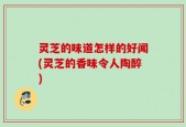 灵芝的味道怎样的好闻(灵芝的香味令人陶醉)