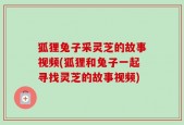 狐狸兔子采灵芝的故事视频(狐狸和兔子一起寻找灵芝的故事视频)