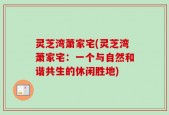 灵芝湾萧家宅(灵芝湾萧家宅：一个与自然和谐共生的休闲胜地)