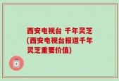 西安电视台 千年灵芝(西安电视台报道千年灵芝重要价值)