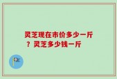 灵芝现在市价多少一斤 ？灵芝多少钱一斤
