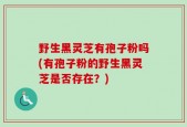 野生黑灵芝有孢子粉吗(有孢子粉的野生黑灵芝是否存在？)