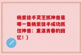 杨紫徒手灵芝抓神兽是哪一集杨紫徒手成功抓住神兽：重温青春的回忆！)