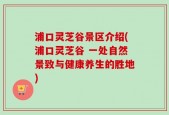 浦口灵芝谷景区介绍(浦口灵芝谷 一处自然景致与健康养生的胜地)