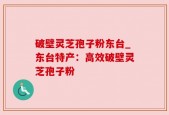 破壁灵芝孢子粉东台_东台特产：高效破壁灵芝孢子粉