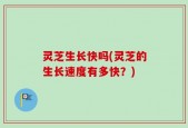 灵芝生长快吗(灵芝的生长速度有多快？)