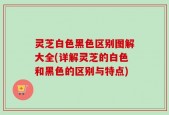 灵芝白色黑色区别图解大全(详解灵芝的白色和黑色的区别与特点)