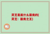 灵芝是属什么菌类的(灵芝：菌类之王)