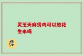 灵芝天麻煲鸡可以放花生米吗