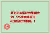 灵芝花盆搭配效果图大全(「25张精美灵芝花盆搭配效果图」)