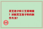 灵芝孢子粉工艺原理图？详解灵芝孢子粉的制作方法？