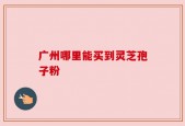 广州哪里能买到灵芝孢子粉