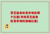 灵芝面条批发市场在哪个位置(寻找灵芝面条批发市场的准确位置)