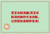 灵芝石斛汤图(灵芝石斛汤的制作方法详解，让你轻松自制养生汤)