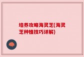 培养攻略海灵芝(海灵芝种植技巧详解)