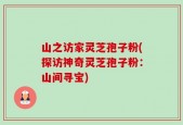 山之访家灵芝孢子粉(探访神奇灵芝孢子粉：山间寻宝)