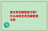 宜兴灵芝破壁孢子粉？什么叫双芝灵芝破壁孢子粉