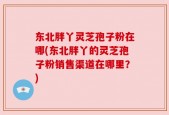 东北胖丫灵芝孢子粉在哪(东北胖丫的灵芝孢子粉销售渠道在哪里？)