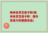 梅州赤灵芝孢子粉(梅州赤灵芝孢子粉：提升免疫力的健康食品)
