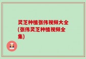 灵芝种植张伟视频大全(张伟灵芝种植视频全集)