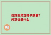 仿野生灵芝孢子胶囊？纯芝谷是什么