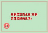 石斛灵芝煲水鱼(石斛灵芝煲鲜美鱼汤)