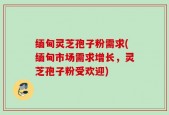 缅甸灵芝孢子粉需求(缅甸市场需求增长，灵芝孢子粉受欢迎)