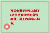 西洋参灵芝野生石斛茶(珍贵草本植物的奇妙融合：灵芝西洋参石斛茶)