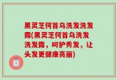 黑灵芝何首乌洗发洗发露(黑灵芝何首乌洗发洗发露，呵护秀发，让头发更健康亮丽)