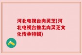 河北电视台肉灵芝(河北电视台推出肉灵芝文化传承特辑)