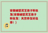 安徽破壁灵芝孢子粉批发(安徽破壁灵芝孢子粉批发：天然养生好选择！)