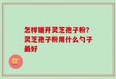 怎样锯开灵芝孢子粉？灵芝孢子粉用什么勺子最好