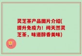 灵芝茶产品图片介绍(提升免疫力！纯天然灵芝茶，味道醇香美味)