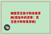 破壁灵芝孢子粉和麦芽精(壁垒外的灵草：灵芝孢子粉和麦芽精)