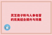 灵芝孢子粉与人参皂苷的完美结合提升与效果