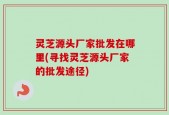 灵芝源头厂家批发在哪里(寻找灵芝源头厂家的批发途径)