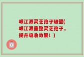 岷江源灵芝孢子破壁(岷江源重整灵芝孢子，提升吸收效果！)