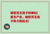 破壁灵芝孢子粉颗粒(重生产业，破壁灵芝孢子助力新起点)