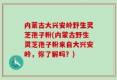 内蒙古大兴安岭野生灵芝孢子粉(内蒙古野生灵芝孢子粉来自大兴安岭，你了解吗？)