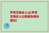 尹灵芝镇总人口(尹灵芝镇总人口数量及相关情况)