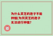 为什么灵芝的孢子不能种植(为何灵芝的孢子无法进行种植？