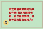 灵芝啤酒炖老鸭的功效和作用(灵芝啤酒炖老鸭，古法养生美味，滋补养生助提高免疫力)