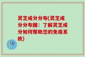 灵芝成分分布(灵芝成分分布图：了解灵芝成分如何帮助您的免疫系统)