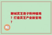 聊城灵芝孢子粉种植地？打造灵芝产业新宝地？