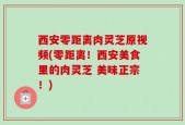 西安零距离肉灵芝原视频(零距离！西安美食里的肉灵芝 美味正宗！)