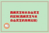 西藏灵芝和长白山灵芝的区别(西藏灵芝与长白山灵芝的异同比较)